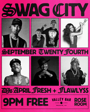 SWAG CITY // 2010s / TYGA / NEW BOYZ / KID INK / YOUNG MONEY / LMFAO / RIHANNA / NE-YO at Valley Bar – Phoenix, AZ