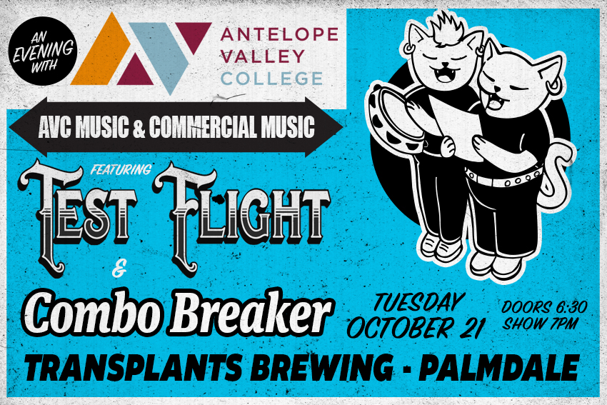 AN EVENING WITH ANTELOPE VALLEY COLLEGE MUSIC FEATURING TEST FLIGHT & COMBO BREA...