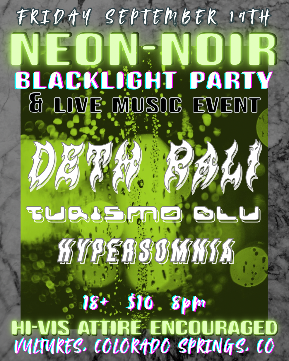 Deth Rali - Neon-Noir Blacklight Party w/ Turismo Bllu & Hypersom...