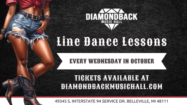 Line Dance Lessons at Diamondback Music Hall at Diamondback Music Hall – Belleville, MI