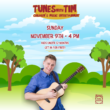 Tunes With Tim: Children’s Music Entertainment at Impact Fuel Room – Libertyville, IL