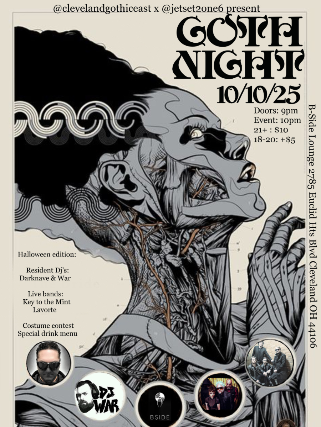 GOTH NIGHT: A Night of Gothic, Industrial, Dark Wave Music, & Aggrotech
