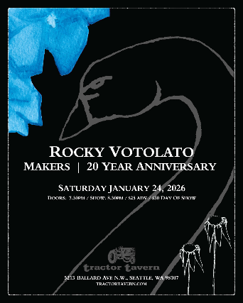 Second Night Added! Rocky Votolato Makers 20 Year Anniversary w/ M.A. Sampson