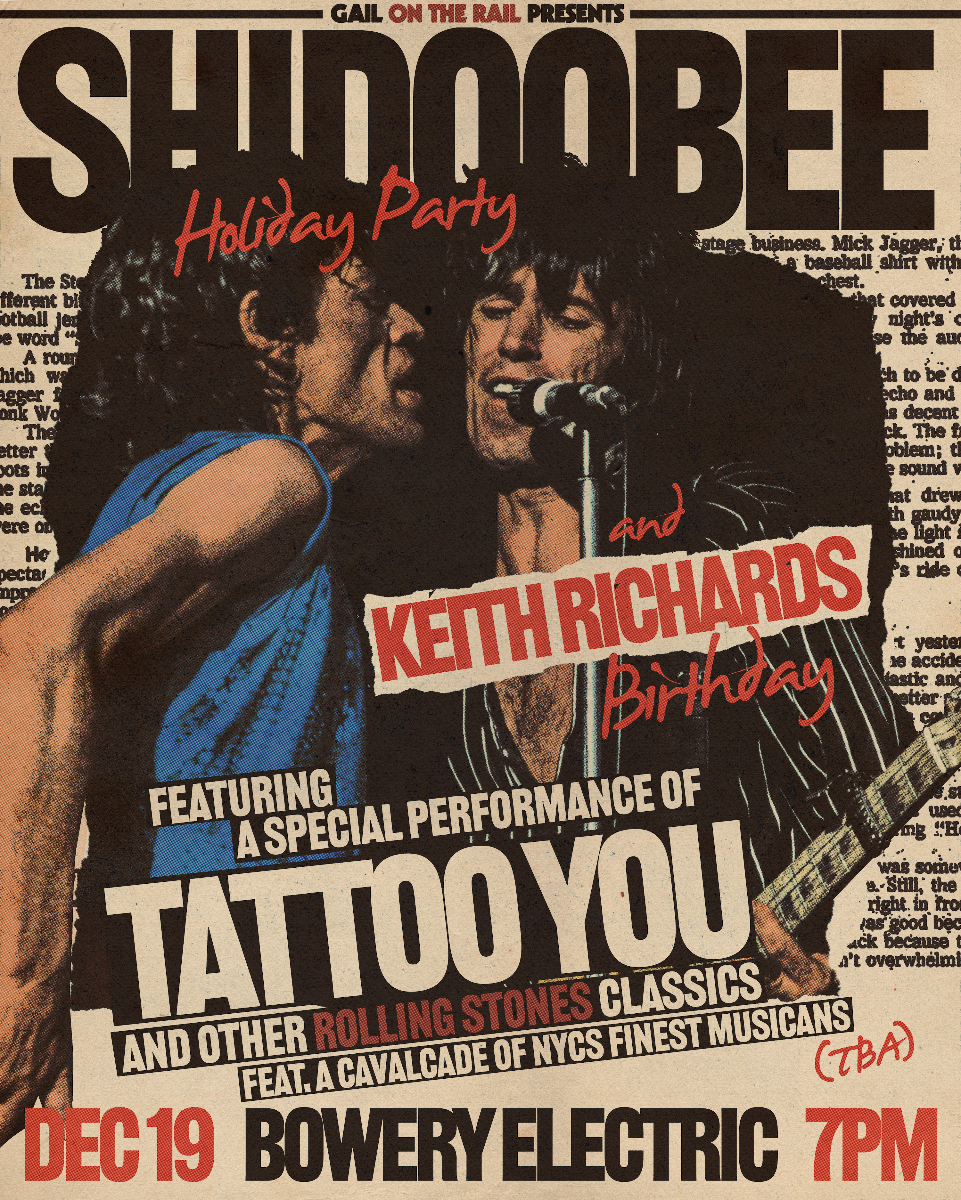 Tattoo You : A Shidoobee Holiday Celebration plus Keith’s Birthday