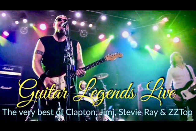 Guitar Legends Live – The Very Best of Eric Clapton, Jimi Hendrix & Stevie Ray Vaughan at Daryl’s House – Pawling, NY