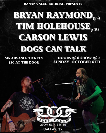 Bryan Raymond & Tim Holehouse at Three Links Deep Ellum – Dallas, TX
