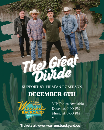 image of The Great Divide with support from Tristan Roberson image of The Great Divide with support from Tristan Roberson