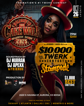The Cake Walk 2025 Halloween Edition at Stampede – Aurora, CO