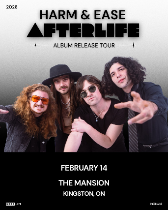 Harm & Ease – Afterlife Album Release Tour at The Mansion – Kingston, Canada