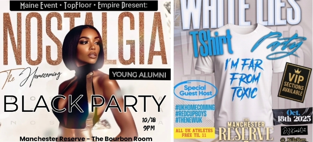 Homecoming Weekend: White Lies T-Shirt Party at The Manchester Reserve – Lexington, KY