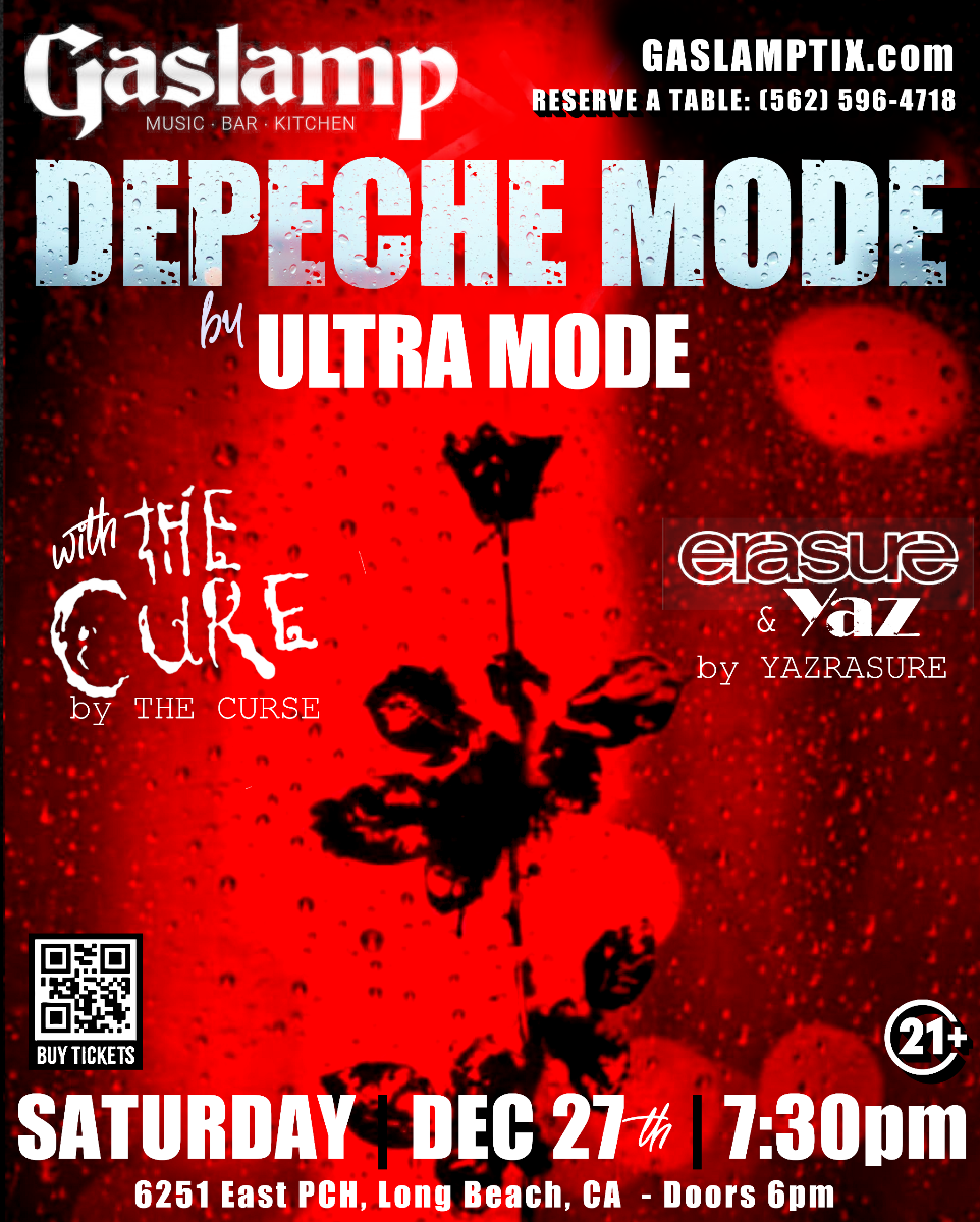 DEPECHE MODE + THE CURE + YAZ + ERASURE TRIBUTES