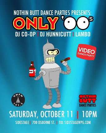 Only 00s Video Dance Party at Sidestage – Winnipeg, Canada