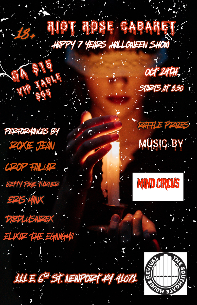 Riot Rose Cabaret Presents: Happy 7 Years Halloween Show