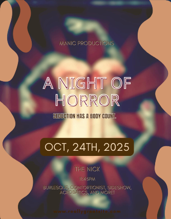 Late Night 10/24 at The Nick “A Night of Horror” – An immersive burlesque and variety experience at The Nick – Birmingham, AL