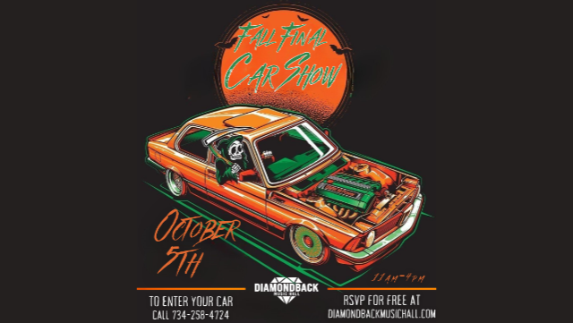 Fall Final Car Show at Diamondback Music Hall – Belleville, MI