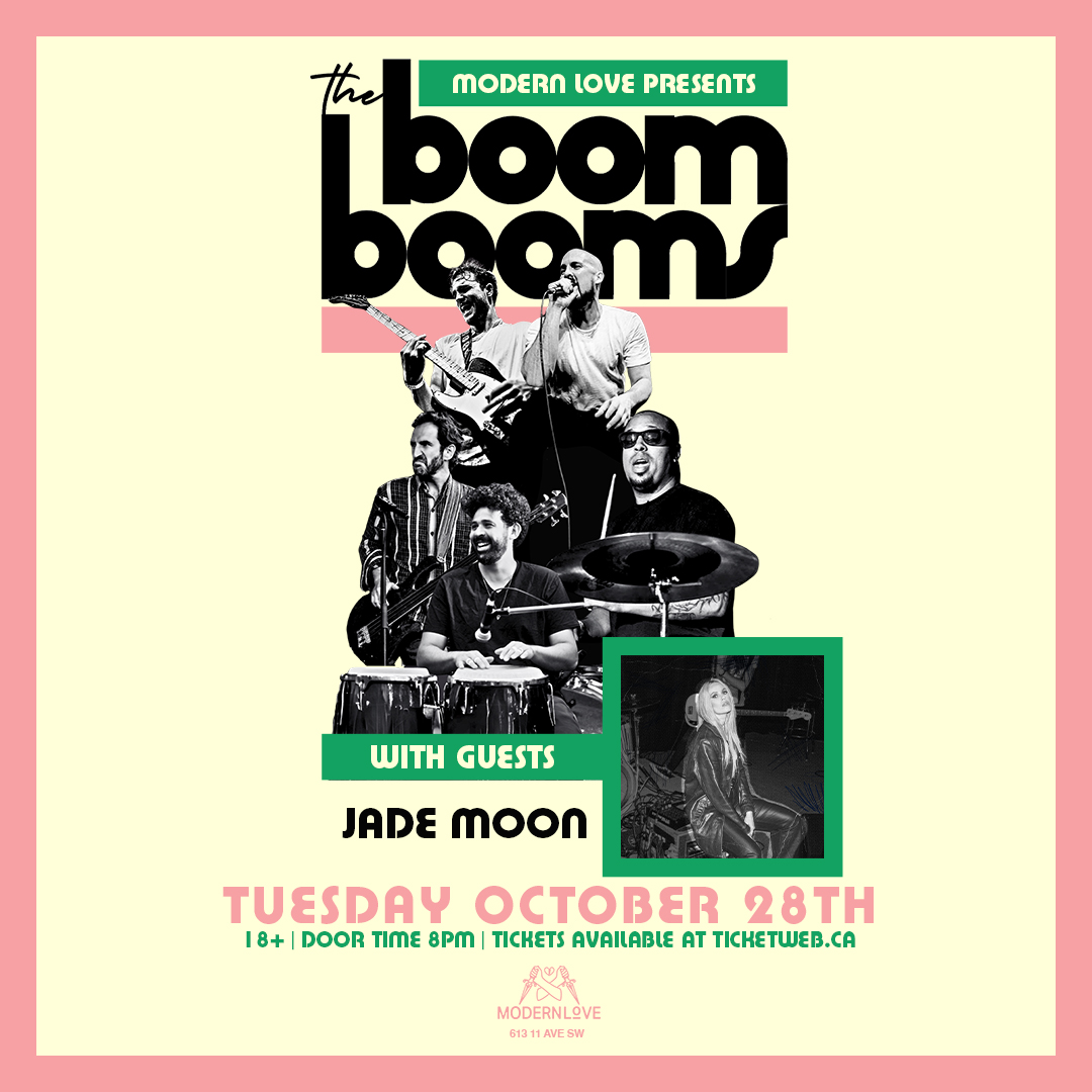 The Boom Booms w/ Guests Jade Moon