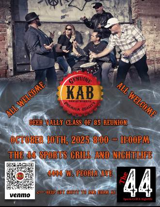 Deer Valley Class of 85 Reunion W/ KAB