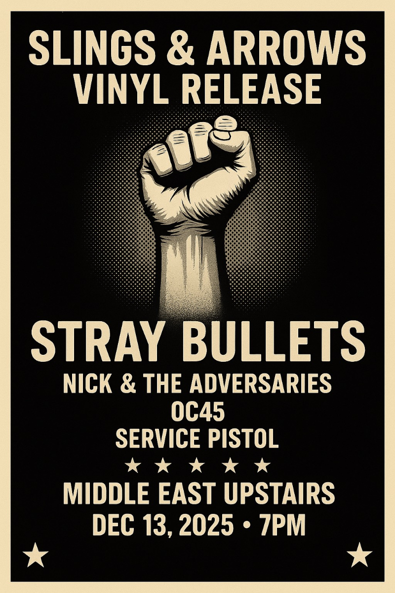 Stray Bullets, Nick And The Adversaries, OC45, Service Pistol | Event Image