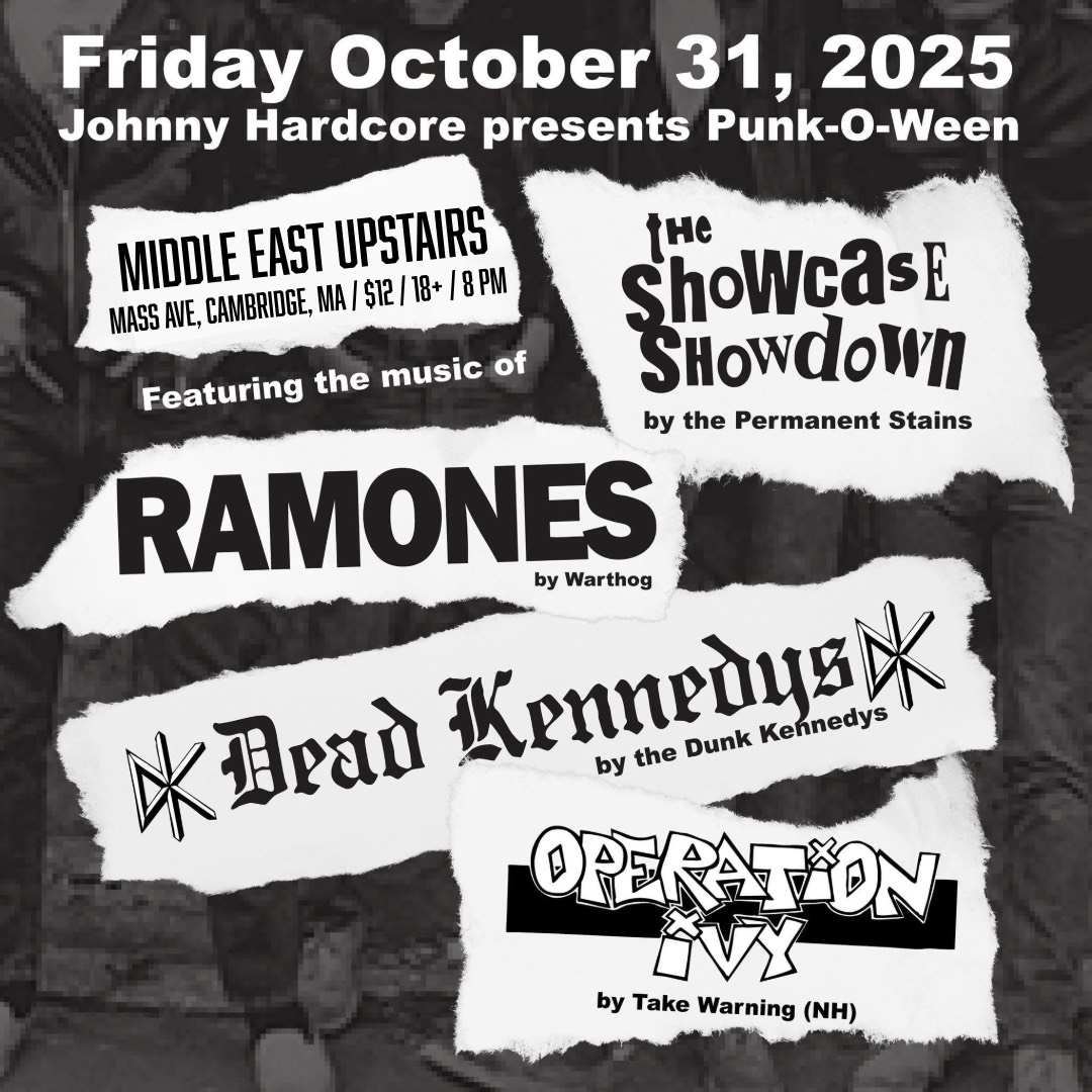 Johnny Hardcore presents Punk-O-Ween - The Middle East Restaurant