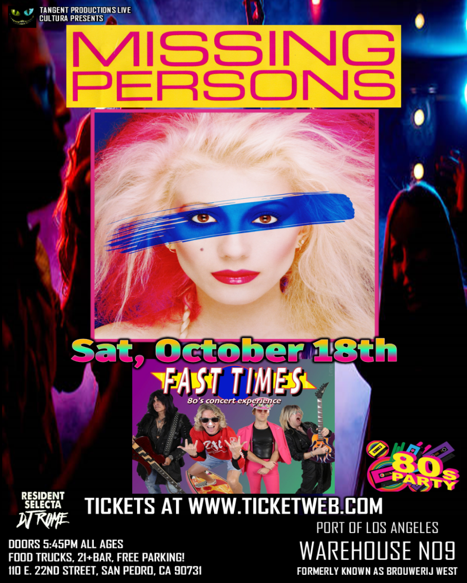 Missing Persons supported by Fast Times