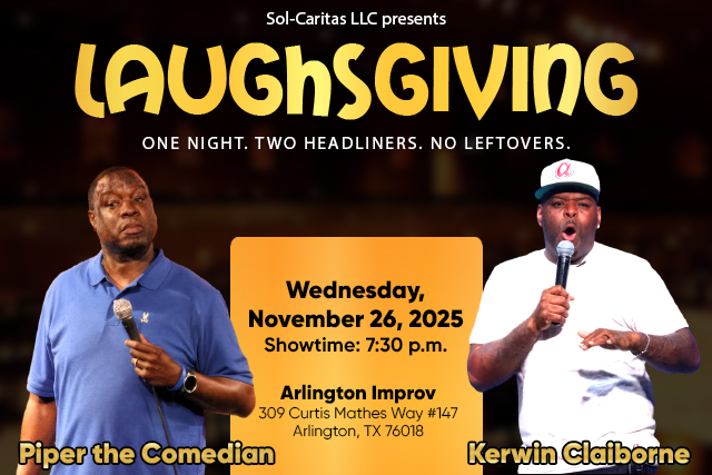 Laughsgiving: One Night. Two Headliners. No Leftovers.