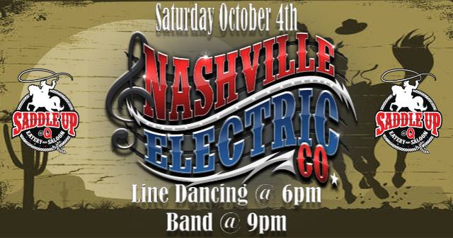 Nashville Electric Company Live at Saddle Up @ Q at Saddle Up At Q – Aurora, IL