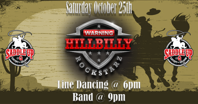 Hillbilly Rockstarz Live at Saddle Up @ Q