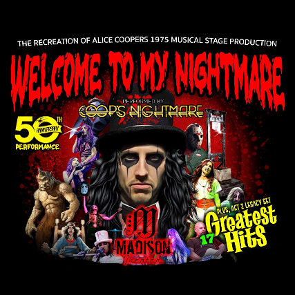 Welcome To My Nightmare: Performed by COOP’S NIGHTMARE at Madison Theater (730) – Covington, KY