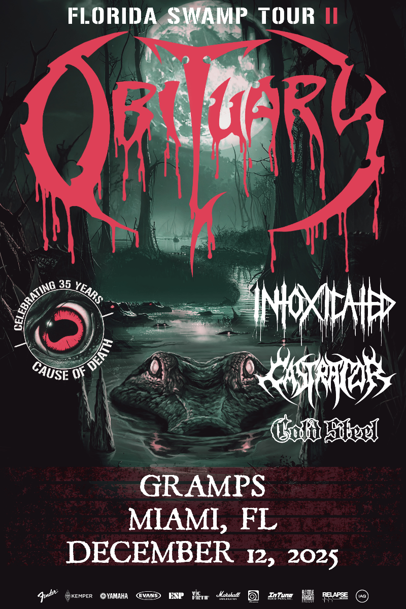 Obituary, Intoxicated, Castrator, and Cold Steel in Miami
