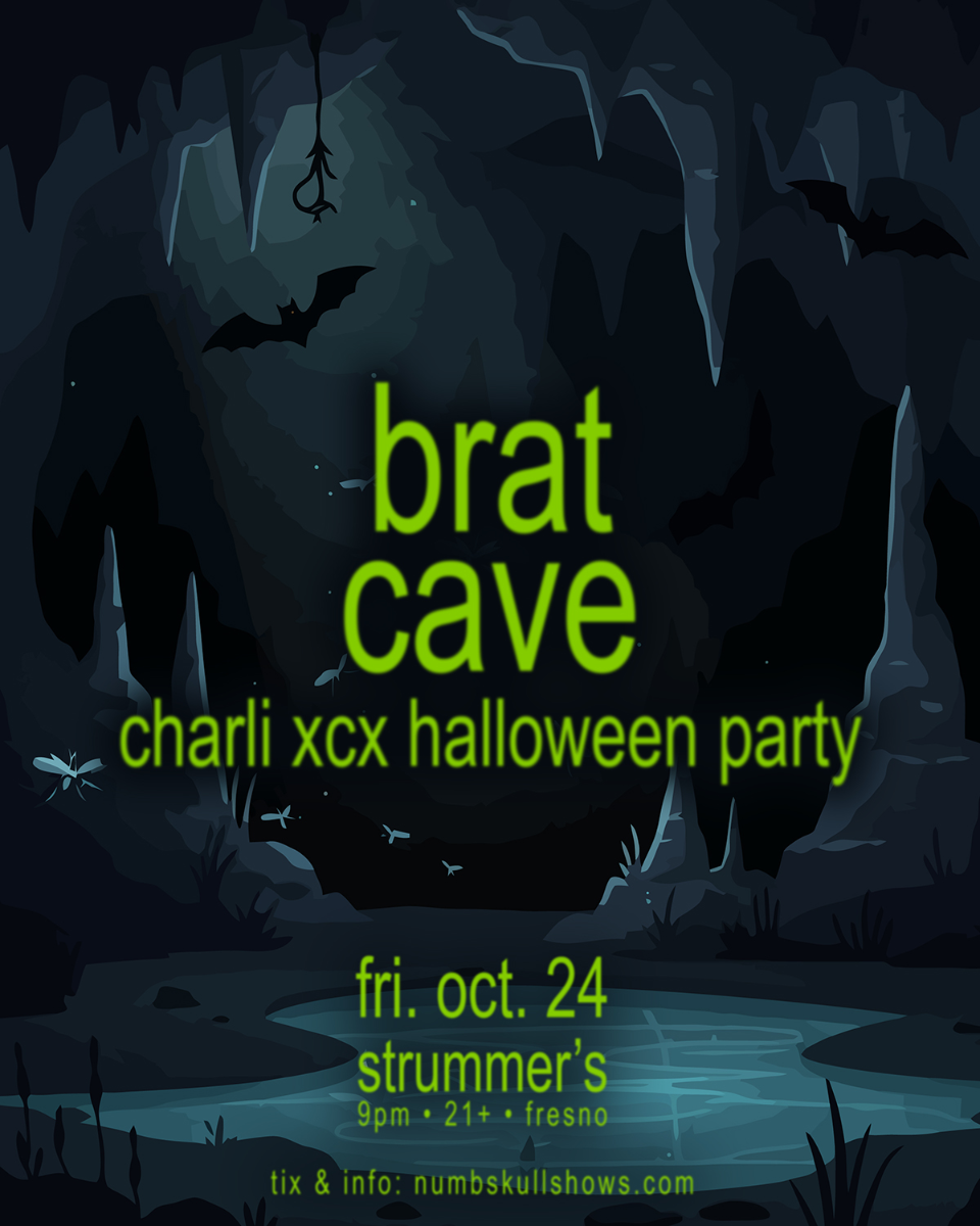 brat cave: charli xcx halloween party