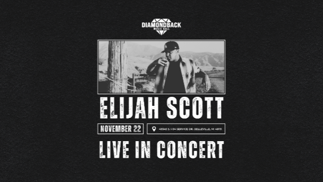 Whiskey & Rhythms Feat. Elijah Scott at Diamondback Music Hall – Belleville, MI