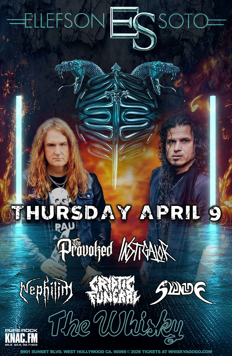 Ellefson-Soto, The Provoked, Instigator, Syanide, Nephilim, Cryptic Funeral