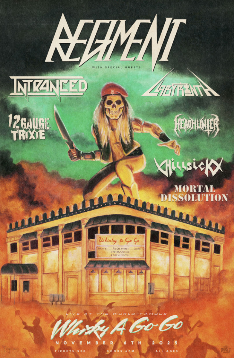 Regiment, Intranced, Labyrinth, 12 Gauge Trixie, Headhunter