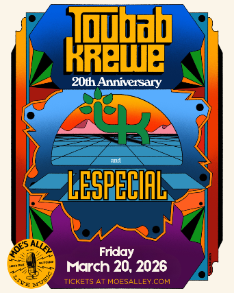image of Moe's Alley Presents: Toubab Krewe + lespecial image of Moe's Alley Presents: Toubab Krewe + lespecial