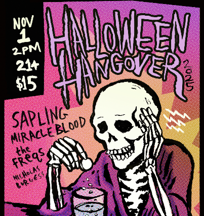 Sapling, Miracle Blood, the Freqs, Nicholas Burgess at Electric Haze – Worcester, MA