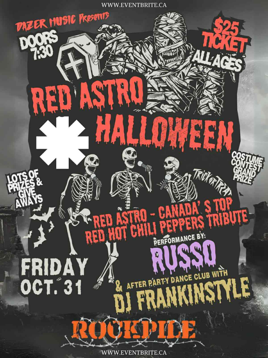 Red Astro Band - Tribute to Red Hot Chili Peppers, Russo, DJ Frankinstyle