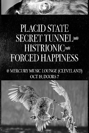 Placid State, Secret Tunnel, Histrionic, Forced Happiness
