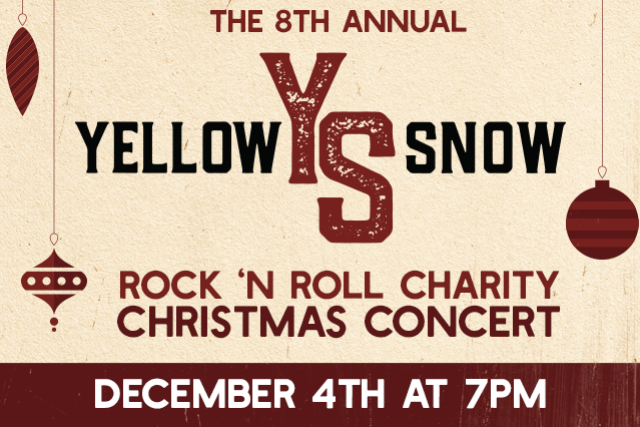 The 8th Annual – Yellow Snow Rock ‘N Roll Charity Christmas Concert featuring Mike DiBiase, Derek Wells, Nathan Barlowe, Billy Justineau, Sam Skorik, Jeremy Little, Matt Baird, Al Diaz, Jay Berndt, Mike Fiorentino, Mark Douthit, Andrew Carney, Rob Quallich & Owen Fader at 3rd and Lindsley – Nashville, TN