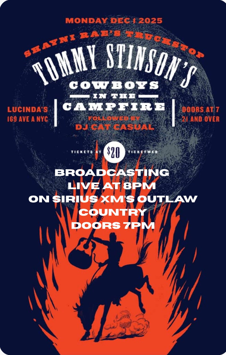 Tommy Stinson's Cowboys in the Campfire Presented by Outlaw Country/Sirius XM Live Concert Broadcast Taping .