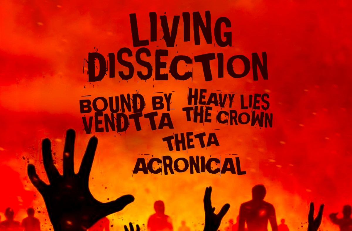 Living Dissection, Bound By Vendetta, Heavy Lies the Crown, Theta, Acronical