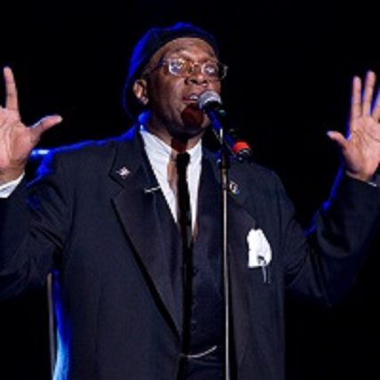 Melvin George II with Brian Scolaro