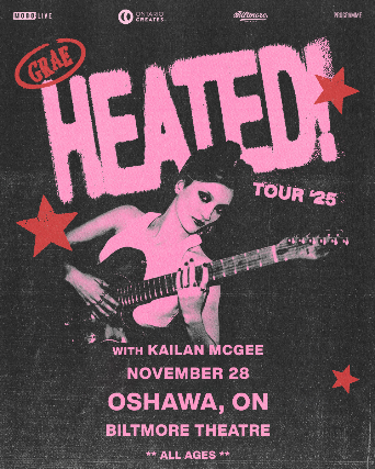 GRAE with Special Guests at Biltmore Theatre – Oshawa, Canada