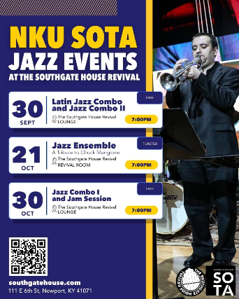 NKU Jazz Combo I & Jam Session at The Southgate House Revival – The Lounge – Newport, KY