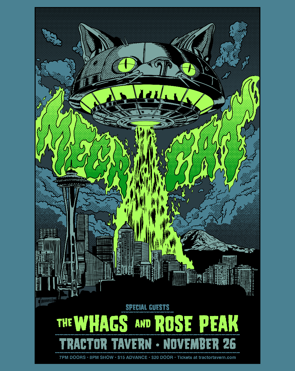Coudbreak Presents: mega cat & The Whags w/ Rose Peak