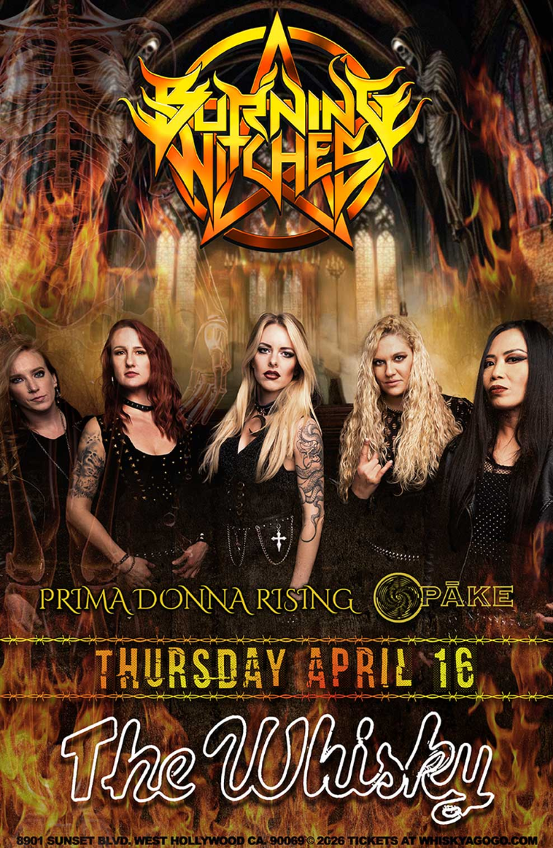 Burning Witches, Prima Donna Rising, Illusions of Grandeur, Opake, Celestial Force, SINNAMONROLL