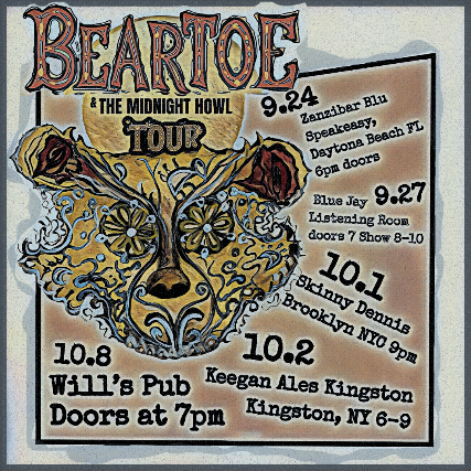 Beartoe – The Midnight Owl Tour at Will’s Pub – Orlando, FL