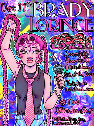 Brady Lorince w/ Esoteria at The Winchester – Lakewood, OH