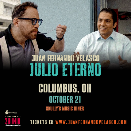 Juan Fernando Velasco is now playing Skully’s Music-Diner at The Athenaeum Theatre – Columbus, OH