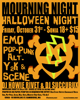Mourning Night at Sonia – Cambridge, MA