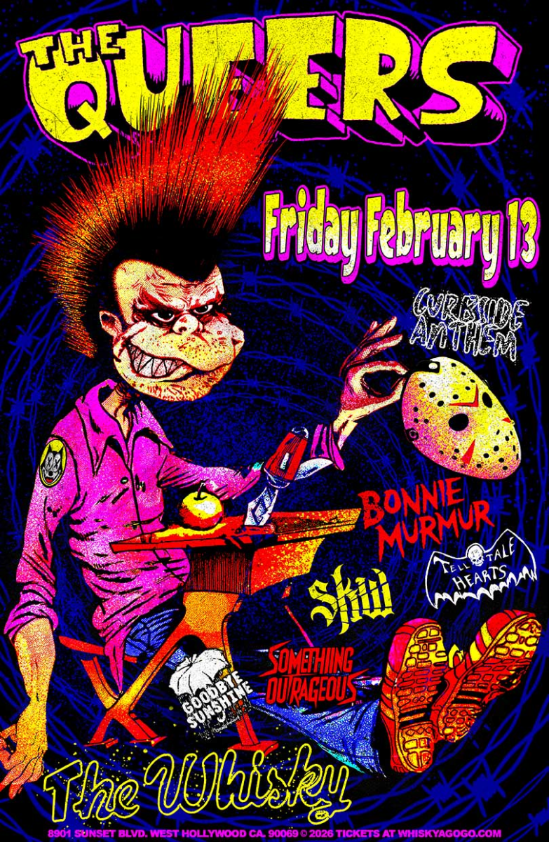 The Queers, Curbside Anthem, Bonnie Murmur, SKW, The Gringoz, Goodbye Sunshine